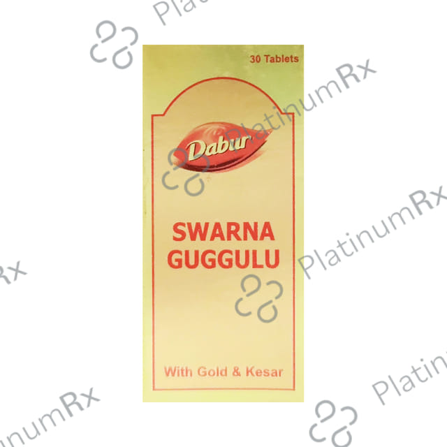 Dabur Swarna Guggulu Tablet with Gold & Kesar 30 tablets