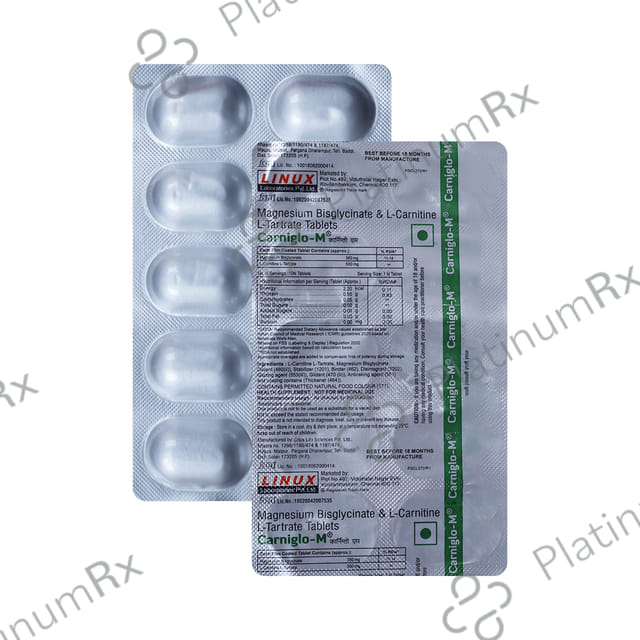 Carniglo M 500/350mg Tablet 10s