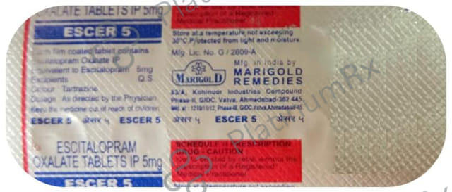 Escer 5mg Tablet