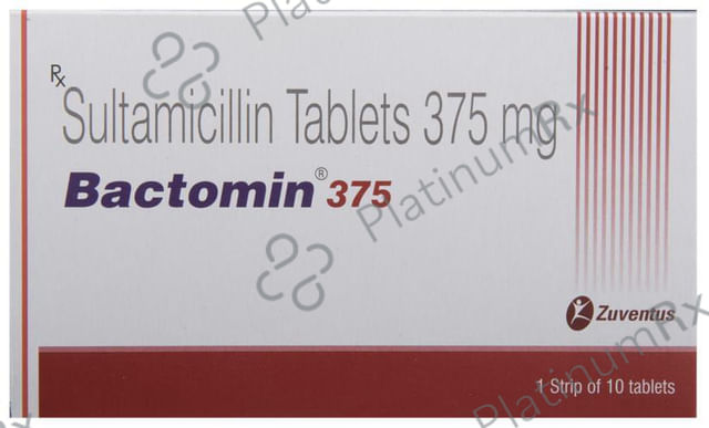 Bactomin 375mg Tablet 10s