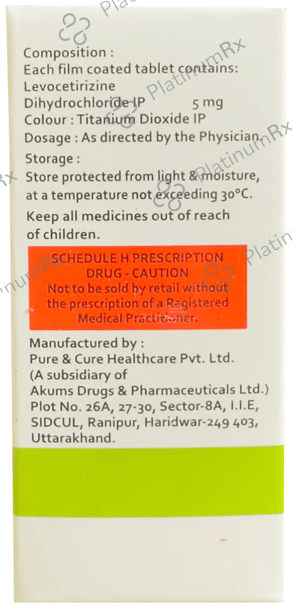 Urtigra 5mg Tablet 10s