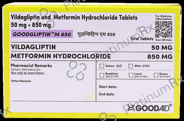 Goodgliptin M 850 Tablet