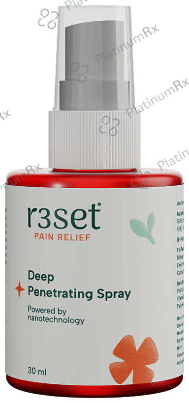 R3SET Instant Pain Relief Nanotech Spray