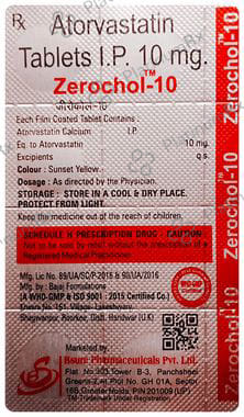 Zerochol 10 Tablet