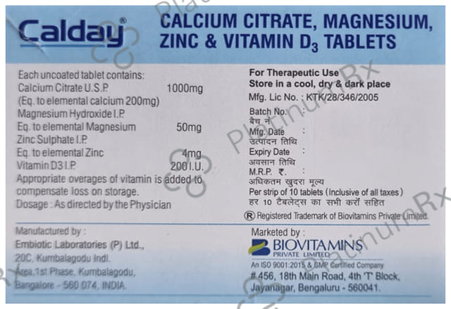 Calday Tablet 10s