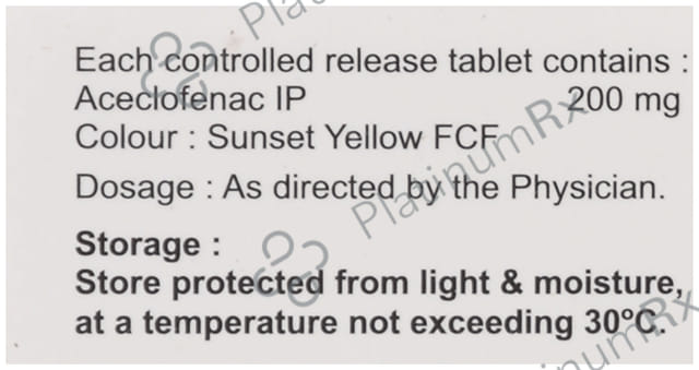 Aclotec 200mg Tablet CR 10s
