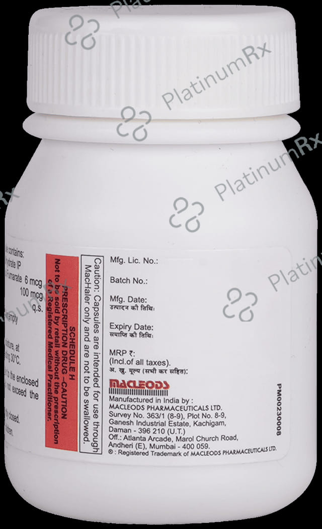 Budetrol 6/100mcg Rotacap 30s