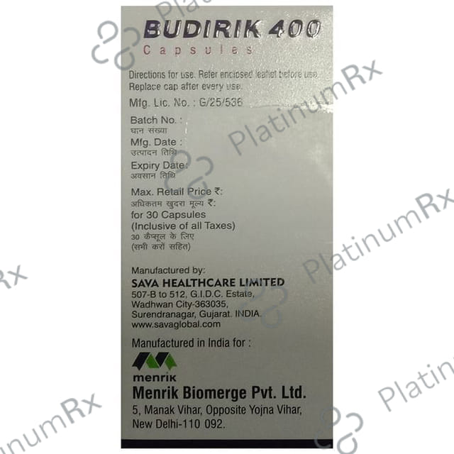 Budirik 400 Capsule