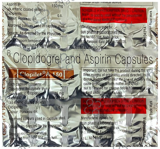 Clopilet A 150/75mg Capsule 15s