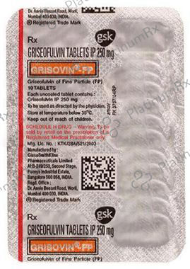 Grisovin FP 250mg Tablet 10s