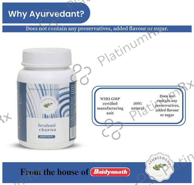 Baidyanath Ayurvedant Brahmi Churna