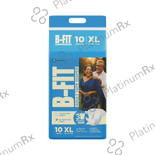 B Fit Economy Adult Diapers XL 10s