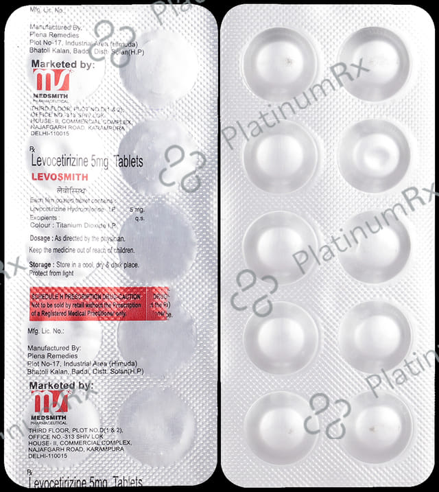 Levosmith 5mg Tablet