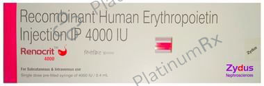 Renocrit 4000IU Injection 1s