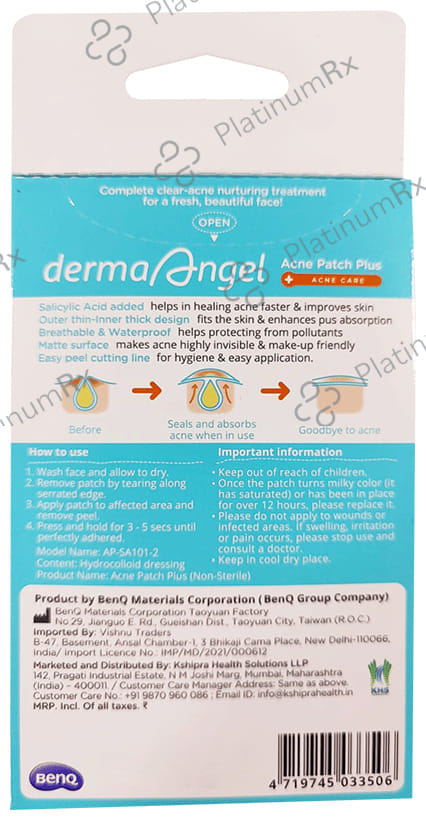 Derma Angel Day Acne Patch Plus