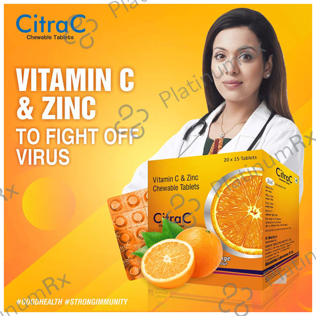 CitraC Chewable Tablet Orange