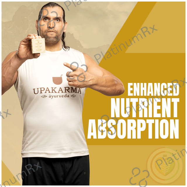 Upakarma Ayurveda Pure Shilajit Resin Form with Gold Dust 20gm