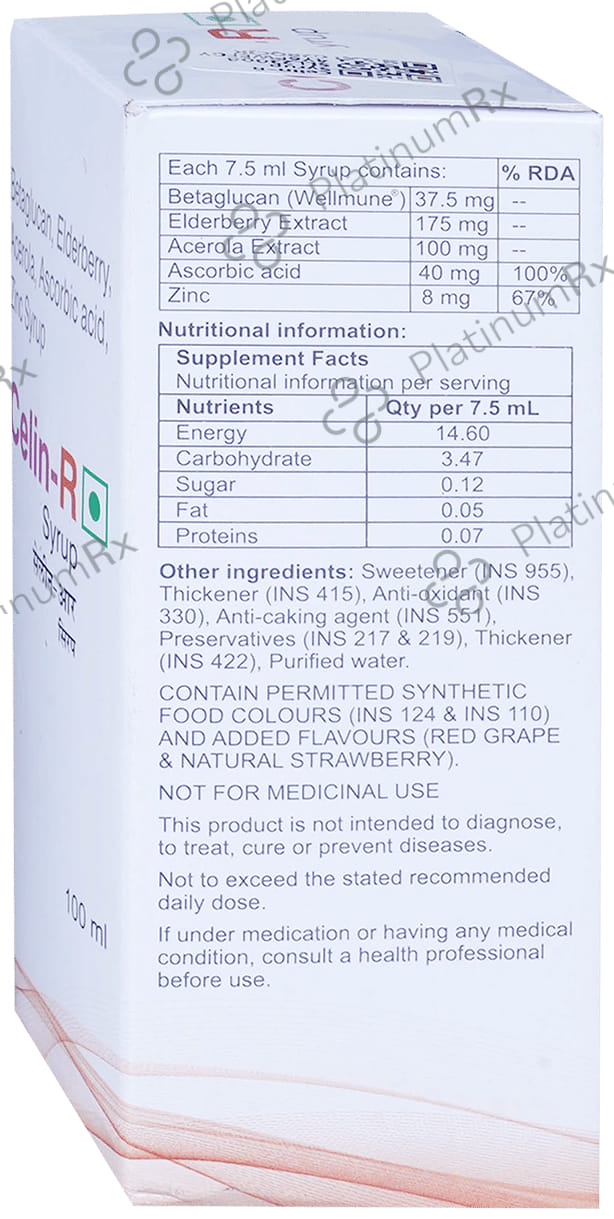 Celin R Syrup 100ml