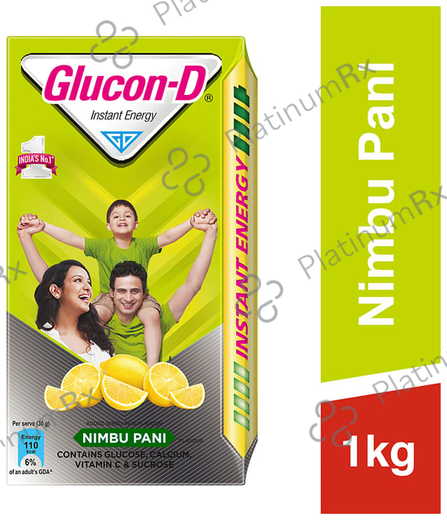 Glucon D Instant Energy Nimbu Pani Flavour Powder 1kg