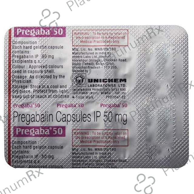 Pregaba 50 Capsule