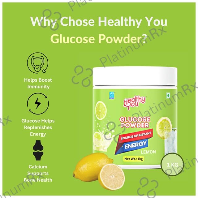 Healthy You Glucose Instant Drink with Vitamin C Lemon Powder 1 kg