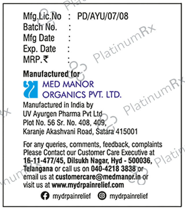 MY Dr Pain Relief Capsule (30 Each) 1 Bottle