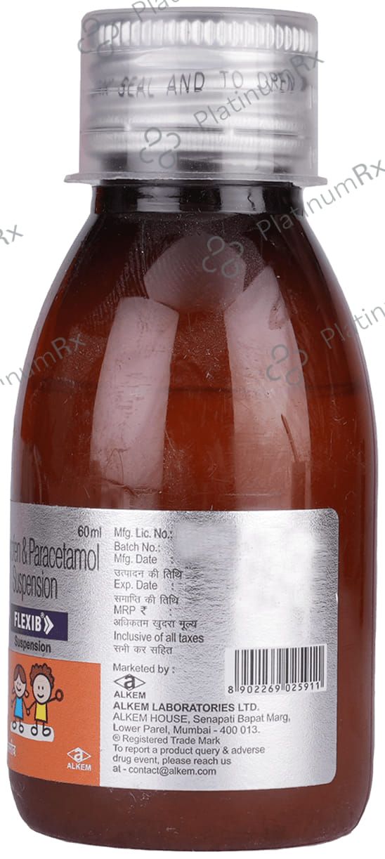 Flexib 100/162.5mg Oral Suspension 60ml
