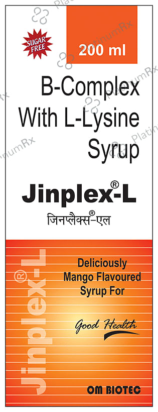 Om Biotec Jinplex-L Syrup Sugar Free