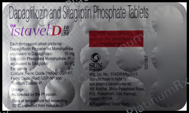 Istavel D 10/50mg Tablet 15s