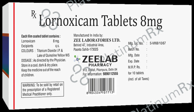 Lorexam 8mg Tablet 10s