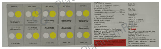 Spiromont-FA Tablet SR Combikit