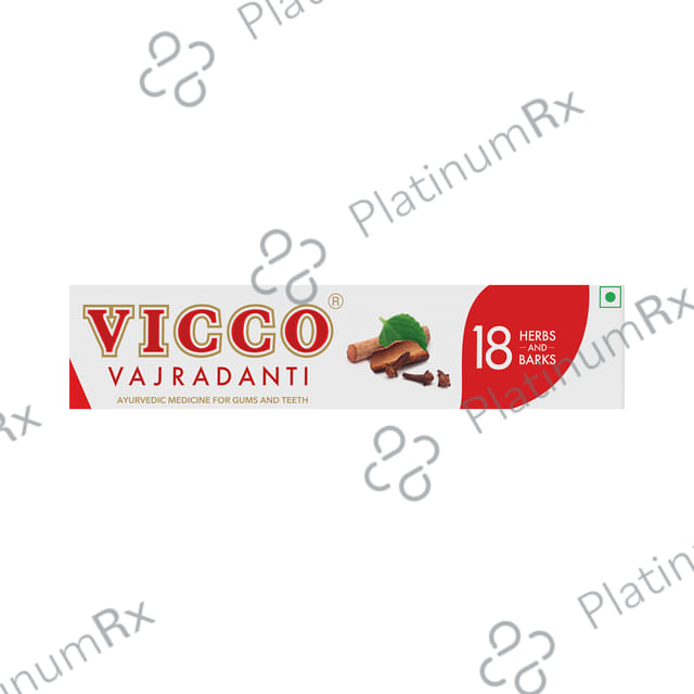 Vicco Vajradanti Ayurvedic Medicine for Healthy Gums and Teeth - Regular 150 gm