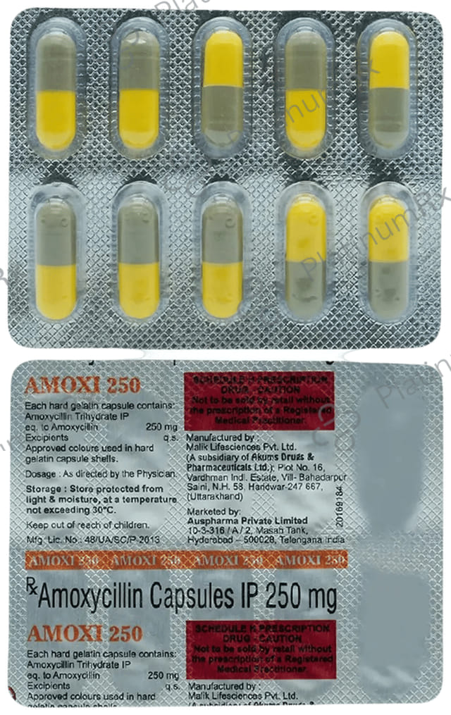 Amoxi 250mg Capsule 10s