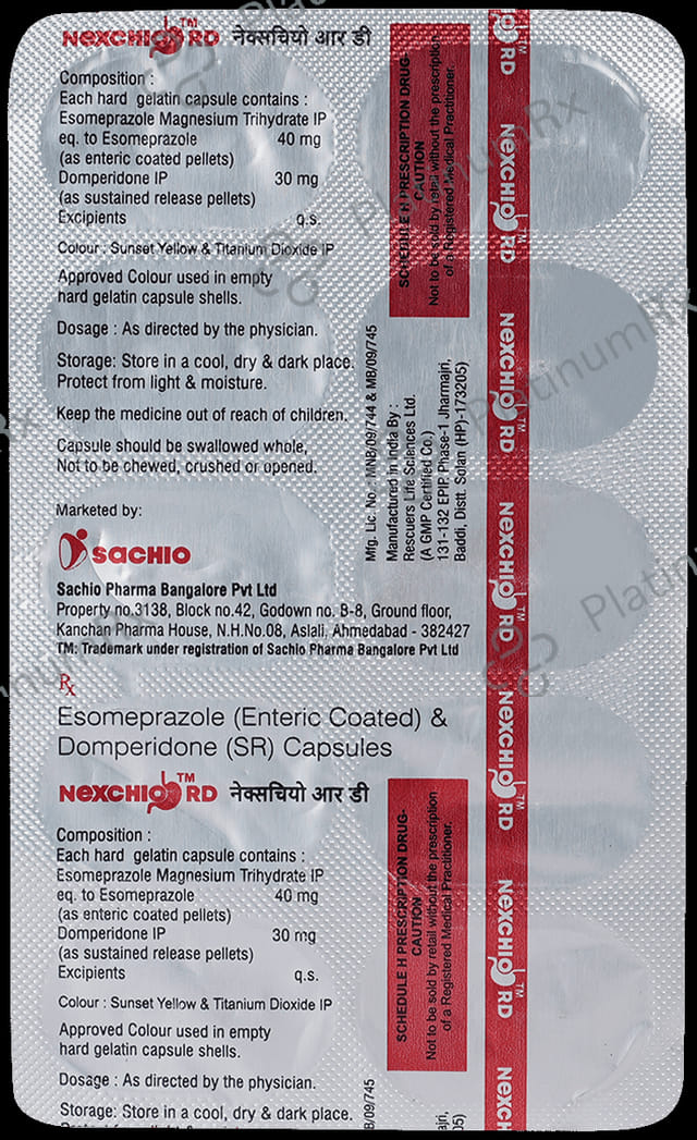 Nexchio RD 30mg/40mg Capsule