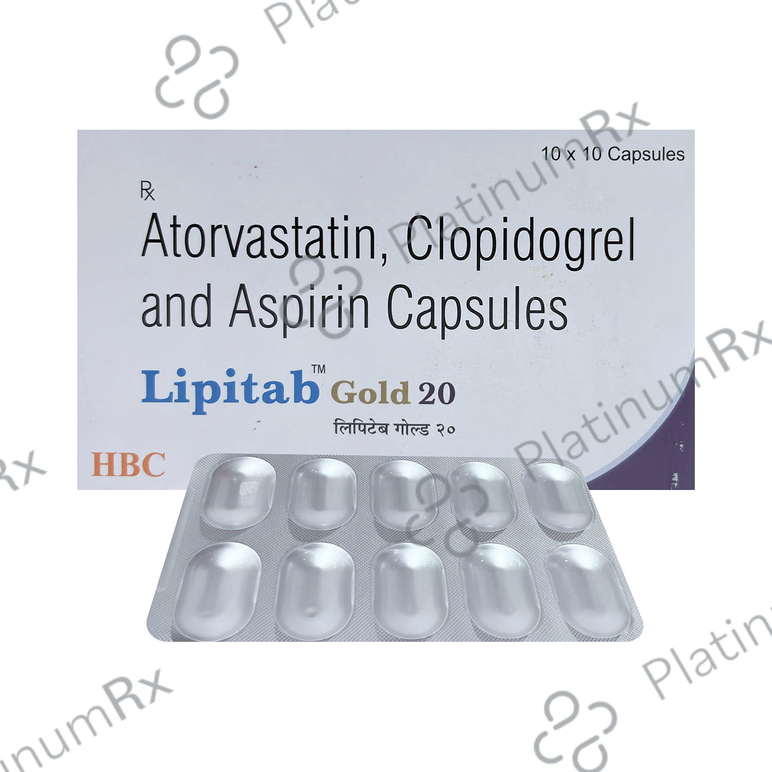 Lipitab Gold 20/75/75mg Capsule 10s