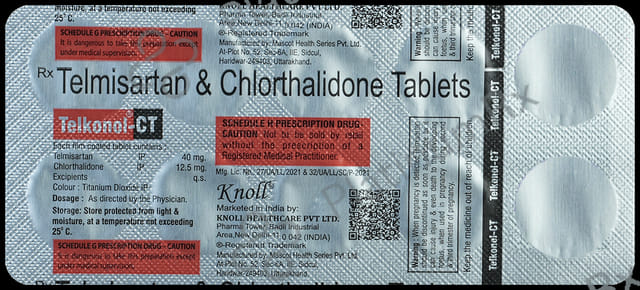 Telkonol-CT 40mg/12.5mg Tablet
