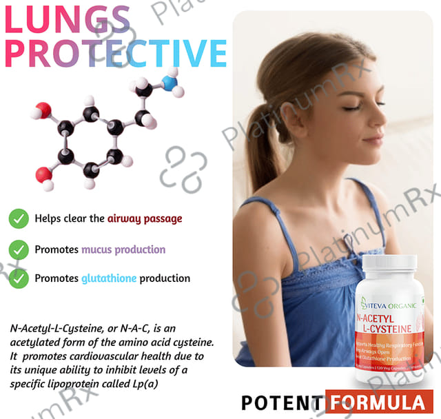 Viteva Organic N-Acetyl L-Cysteine Veg Capsule