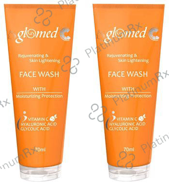 Glomed C Face Wash (70ml Each) 2 Tube