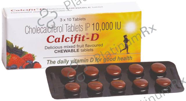 Calcifit D 10000IU Chewable Tablet 10s