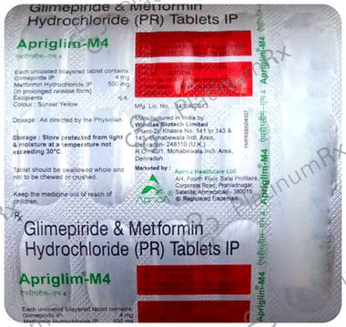 Apriglim-M 4 Tablet PR 15 Tablet PR