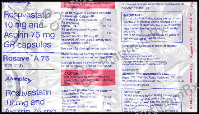 Rosave A 75/10 Capsule 10s