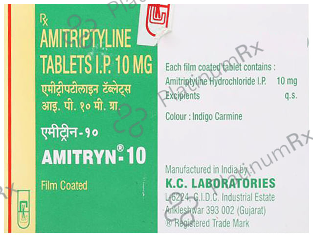 Amitryn 10mg Tablet 10s