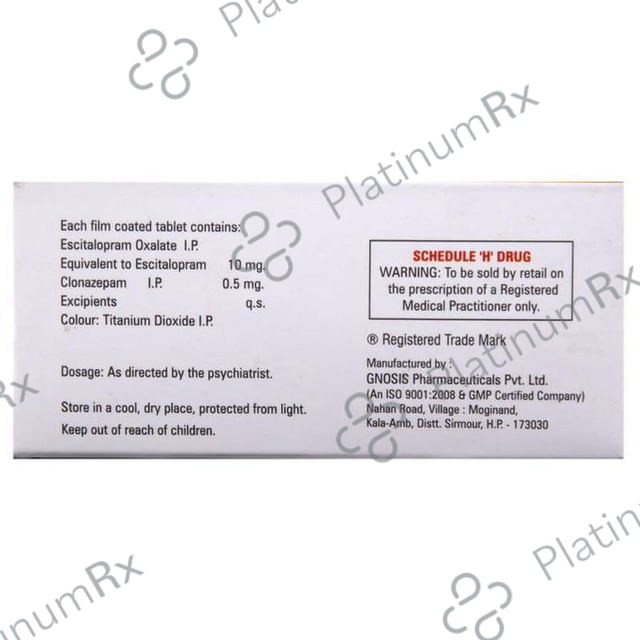Estadep Plus 10/0.5mg Tablet 10s