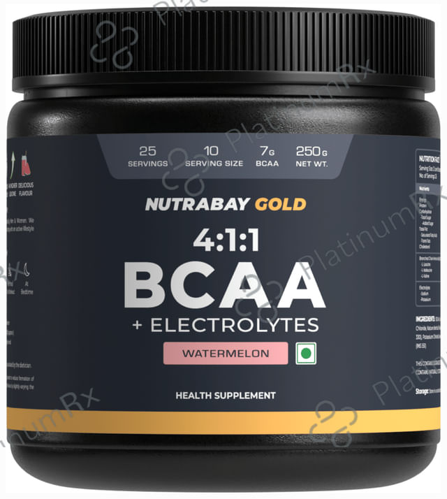 Nutrabay Gold BCAA 4:1:1 + Electrolytes Watermelon