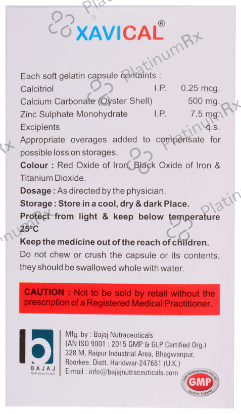Xavical Softgel Capsule 10s