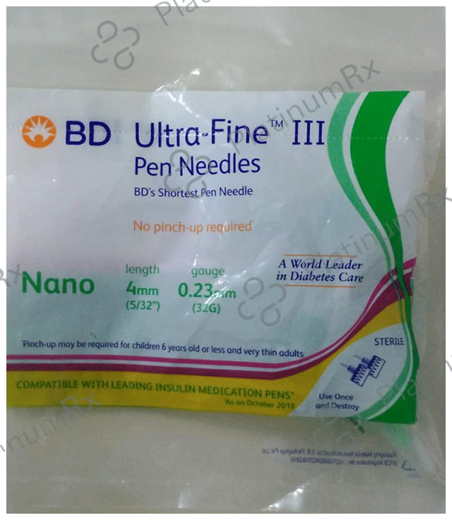 BD Ultra Fine 3 Nano Pen Needle 5s
