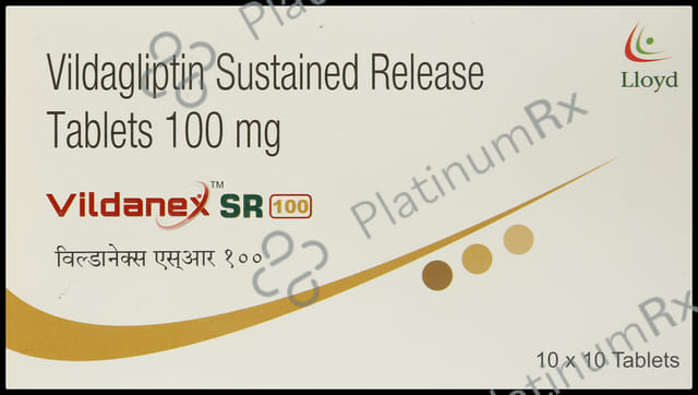 Vildanex 100mg Tablet SR