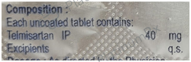 Telmavas 40mg Tablet 10s