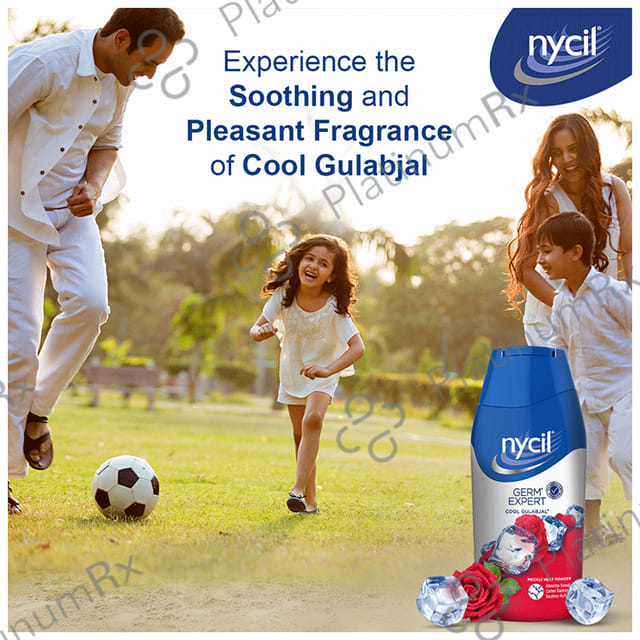 Nycil Cool Gulabjal Prickly Heat Talcum Powder 150gm