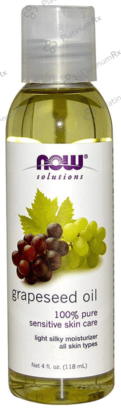 Now Solutions Grapeseed Oil 118 ml